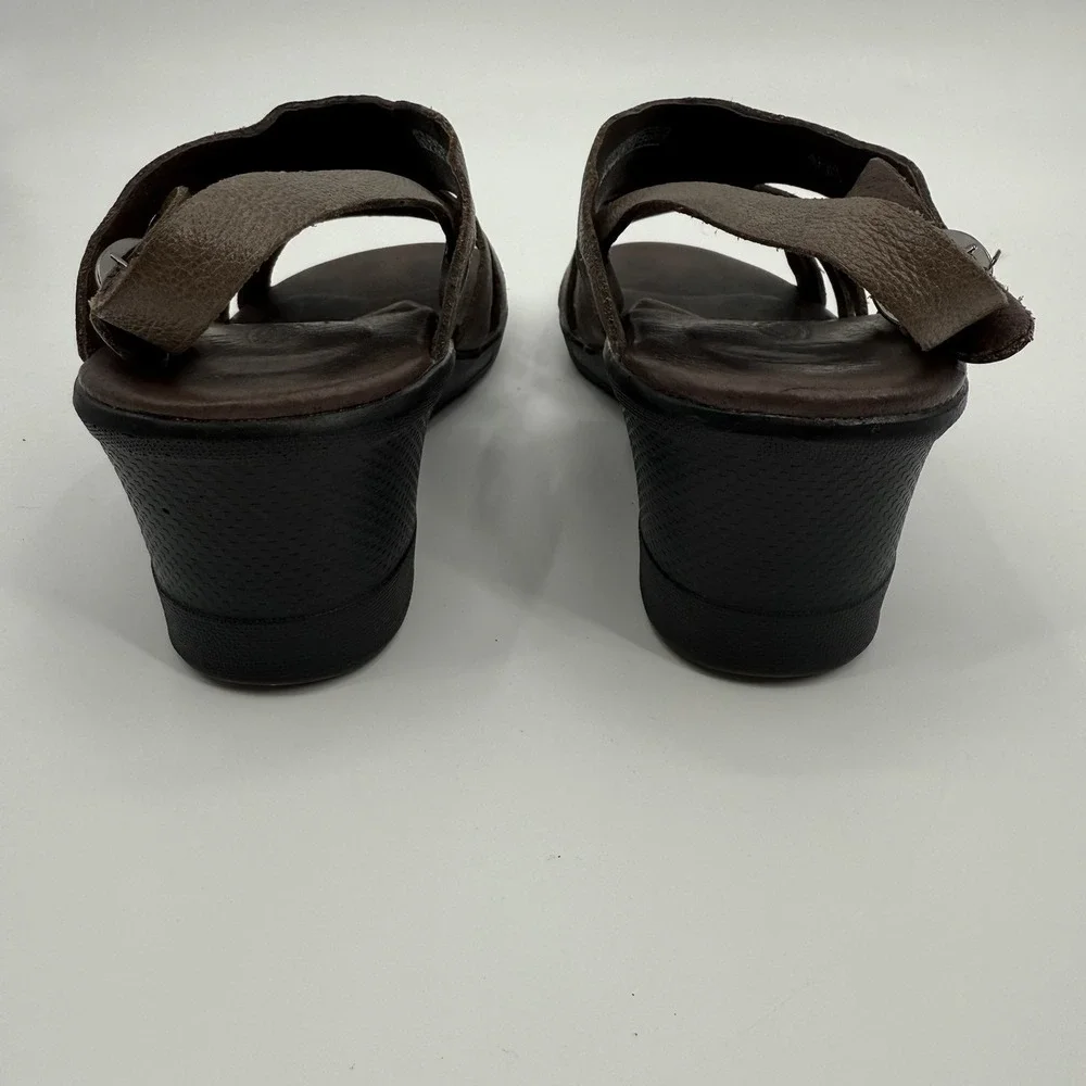 Keen Elizabeth Wedge Sandals Cascade Brown Women's‎ Size US 10